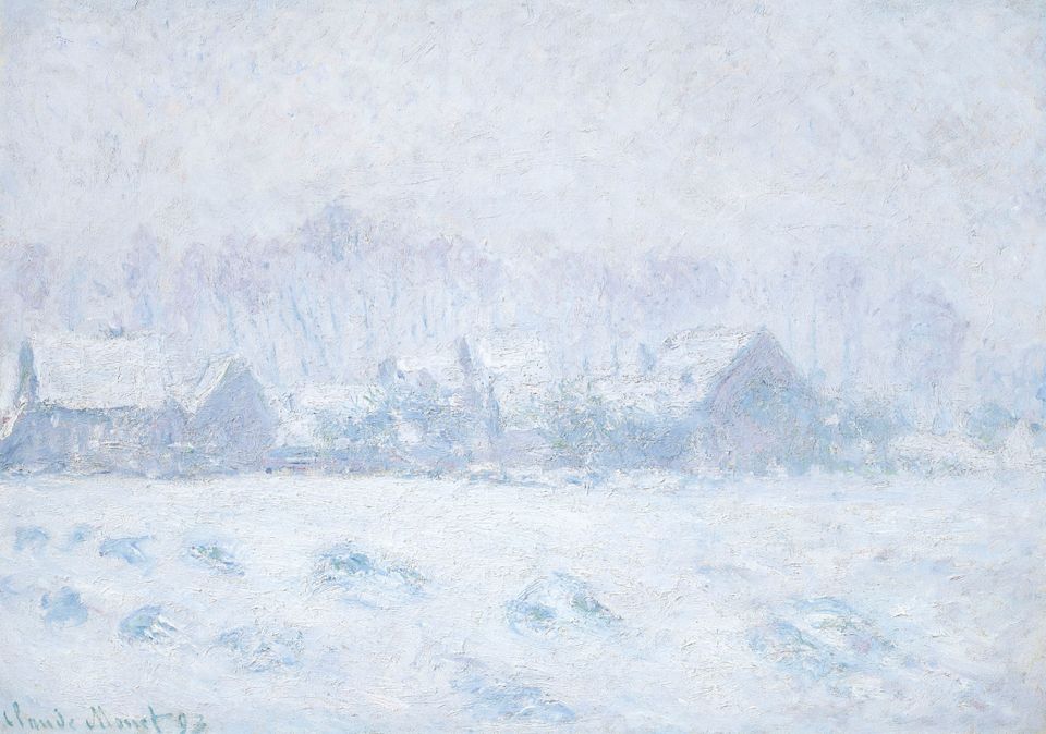 Monet's Effet de neige à Giverny (1893)