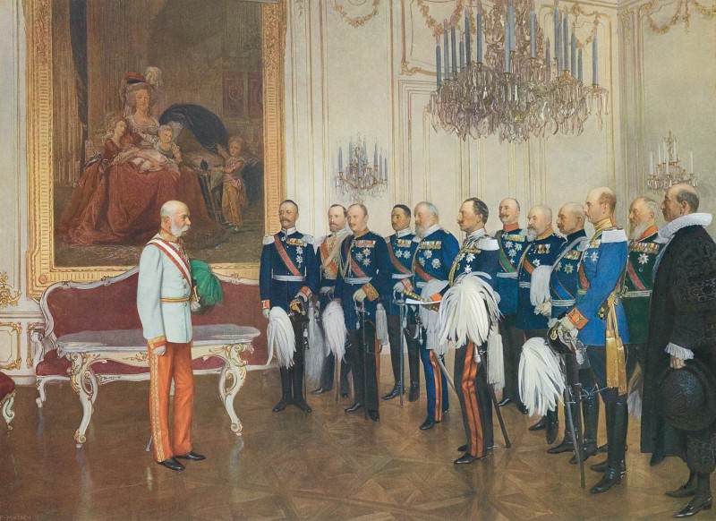 Franz Matsch, Frans Josef den förstas 60-årsjubileum. Foto via Wikipedia.