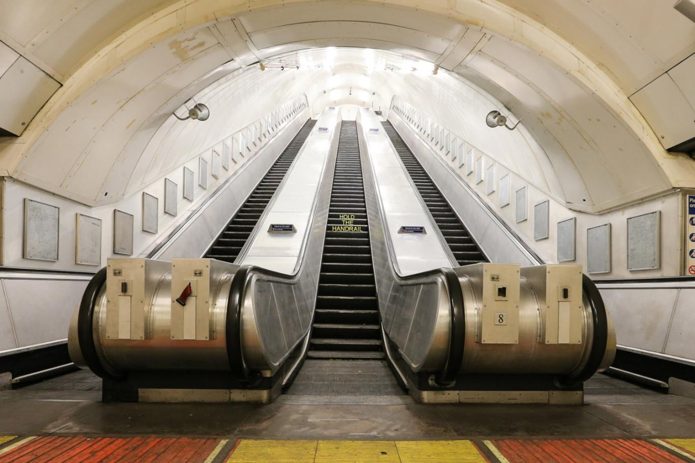 Disused Charing Cross Tube station which will be one of the 10 locations for Art Night. Image via the Guardian