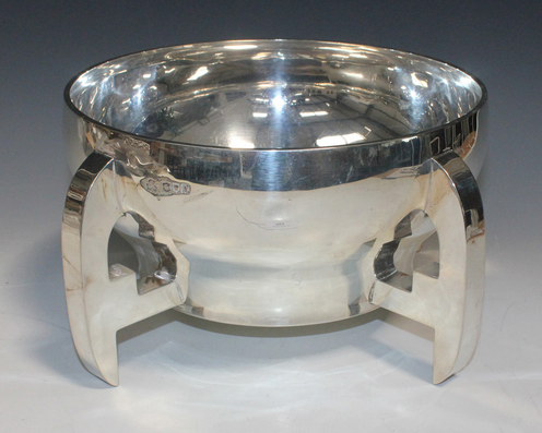 Bol Art Nouveau en argent rosé, Londres 1909 par Manoah Rhodes & Sons Ltd Toovey's Estimation: 350 €