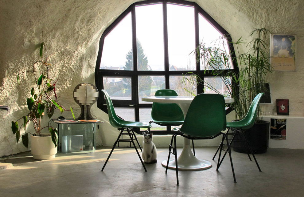 Intérieur de l'un des bulles, image via Milk Magazine