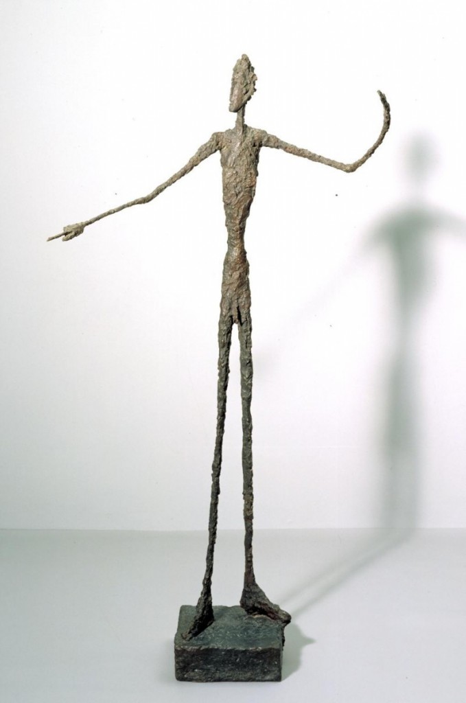 L'homme au doigt, Alberto Giacometti. 1947, image ©Tate Museum