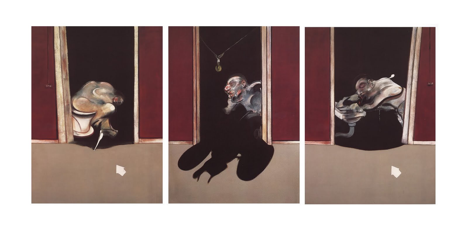 Francis Bacon, 'Triptych May-June, 1973', 1973. Photo: The Paris Review