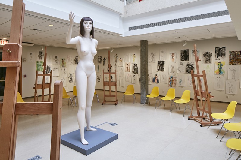 "Life Model II", 2016. Photo: http://davidshrigley.com.