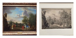 Unique: Van de Velde prepared each painting thouroughly. This exhibition allows us to follow his way of working from sketch to painting, including many water coulours of the smallest details