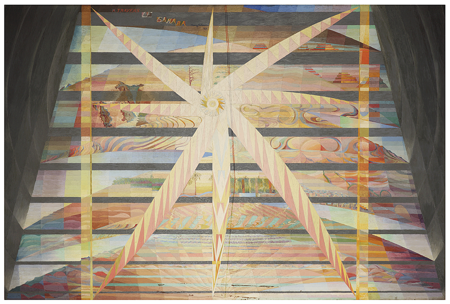 Henry Valensi, « A travers le Sahara », 1925, image ©Tajan