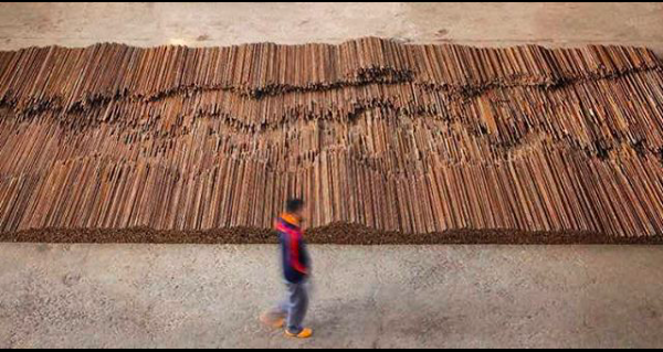 Straight, 2008-2012. Created in the Beijing studio. Image: Instagram @aiww