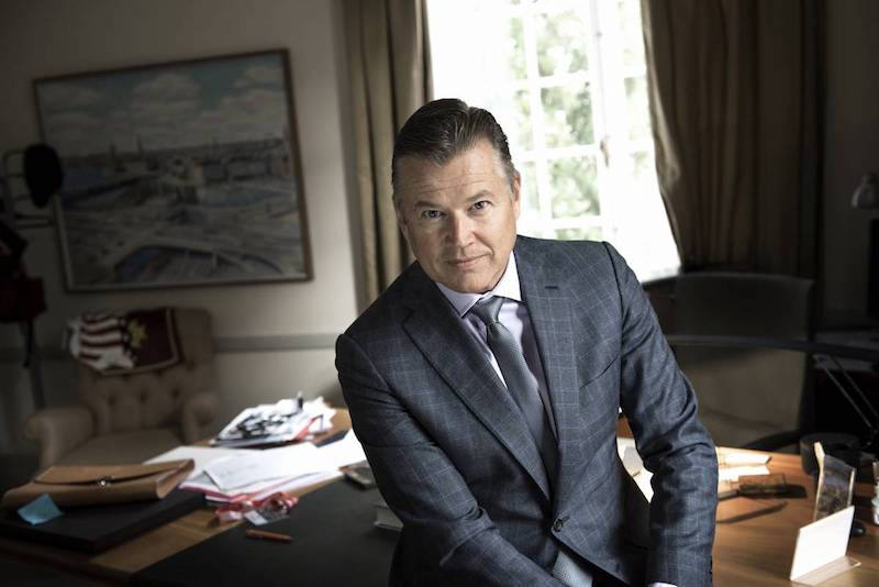 Per Taube, Gelbas ägare och numera utköpt ur Stockholms Auktionsverk.