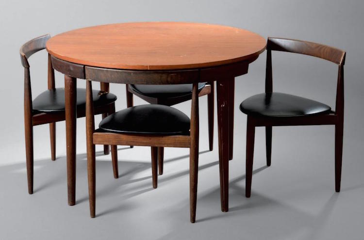 Hans Holsen for Frem Rojle. Table, teak. Estimate $1,000 - $1,500. Photo via Oger Blanchet