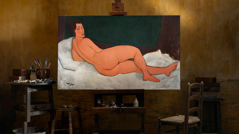 Modigliani, « Nu couché (sur le