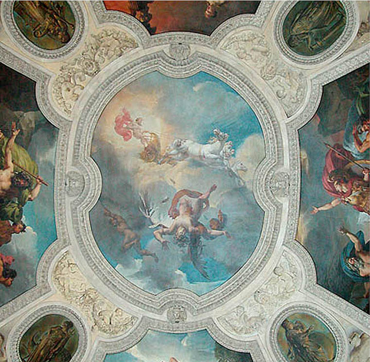 Merry-Joseph Blondel, La chute d'Icare sur le plafond du Louvre, 1819, image © Musée du Louvre