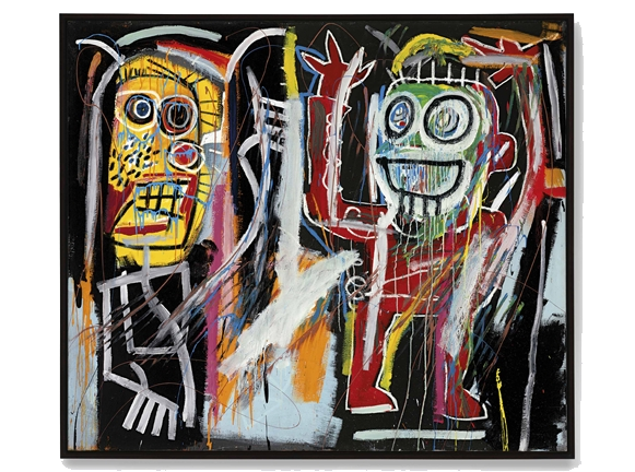 Jean-Michel Basquiat (1960-1988), Dustheads, adjugé 48 843 750 dollars chez Christie's à New York le 15 mai 2013 Image courtesy of Christie's