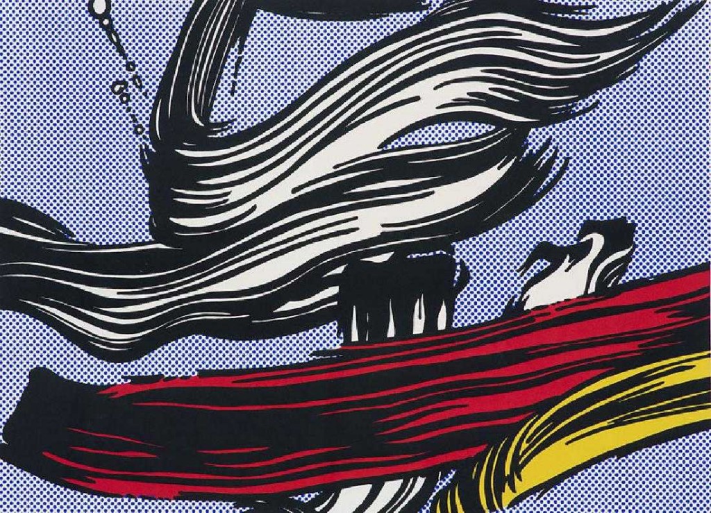 ROY LICHTENSTEIN (1923 New York 1997) - Brushstrokes, Farbserigraphie, signiert und nummeriert, 1967