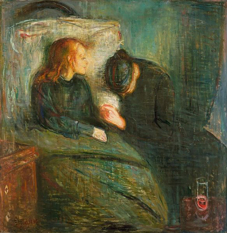 Edvard Munch, Das kranke Kind, zweite Fassung von 1896, Kunstmuseum Göteborg
