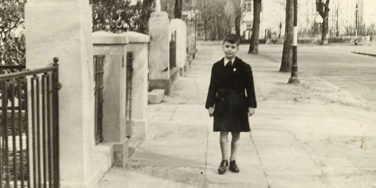 Karl Lagerfeld as a child. Image: Blackaphillyated