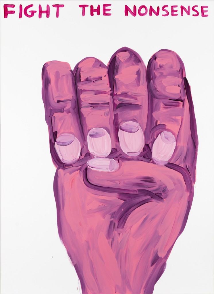 "Fight the Nonsense", 2015. Foto:http://davidshrigley.com.