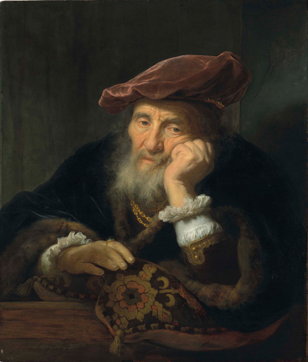 Govaert Flinck, Alter Mann an der Fensterbank | Foto: Christie's