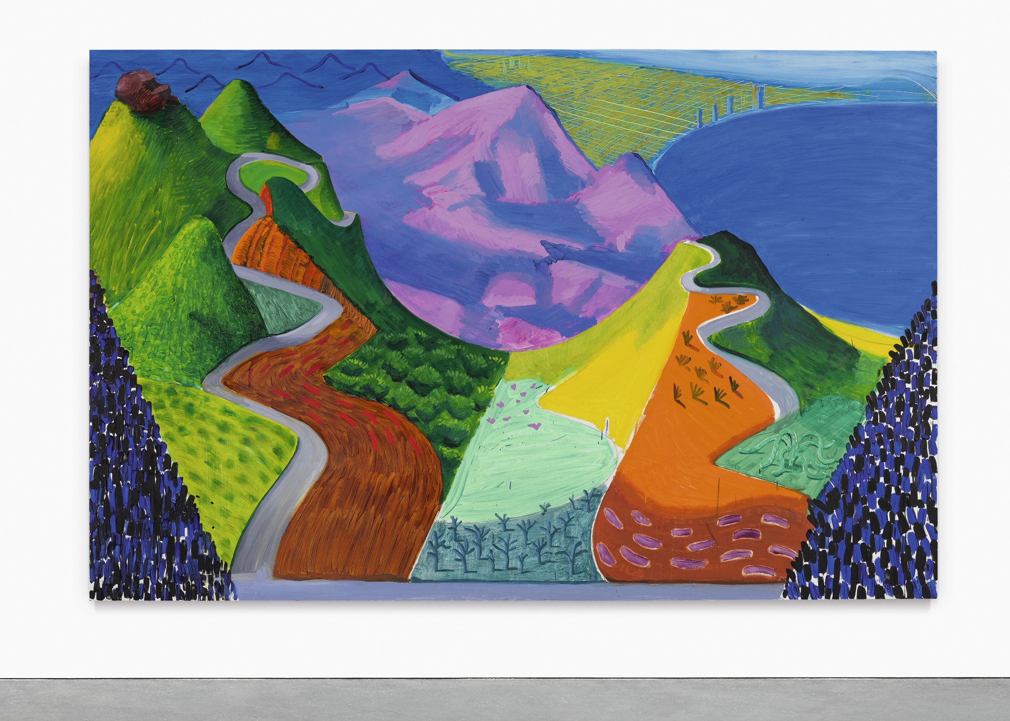 David Hockney, Pacific Coast Highway and Santa Monica, 1990 | Abb.: ©Sotheby's
