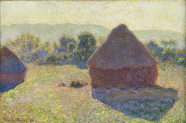 Claude Monet, Getreideschober, Mittag, 1890 (National Gallery of Australia)
