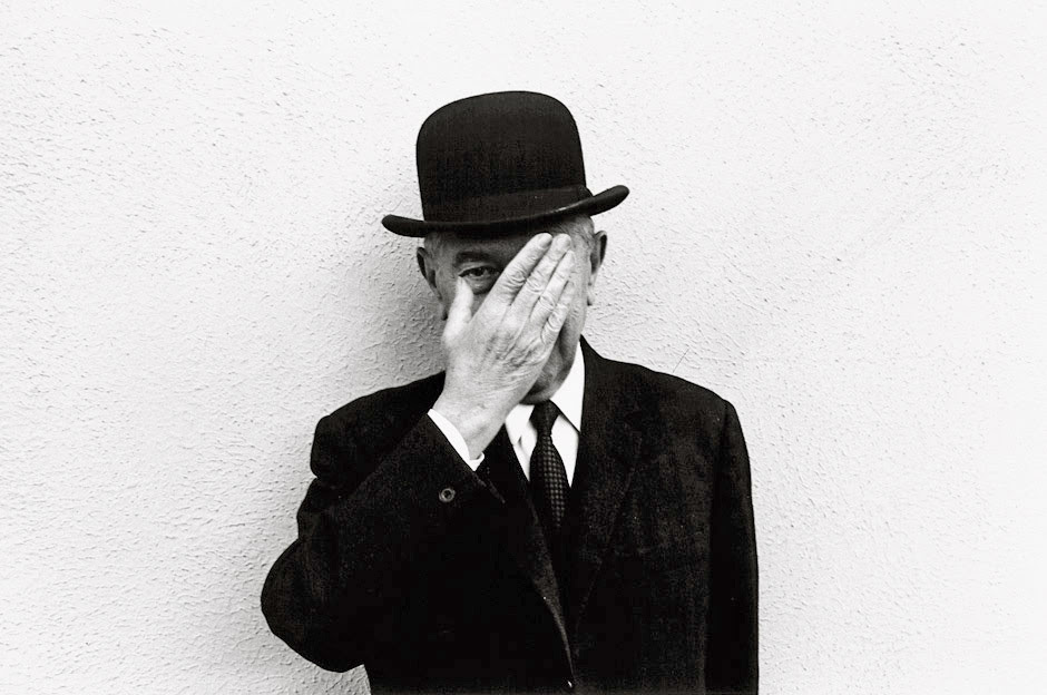 雷內•馬格利特(René Magritte),由Duane Michals攝影, 1965