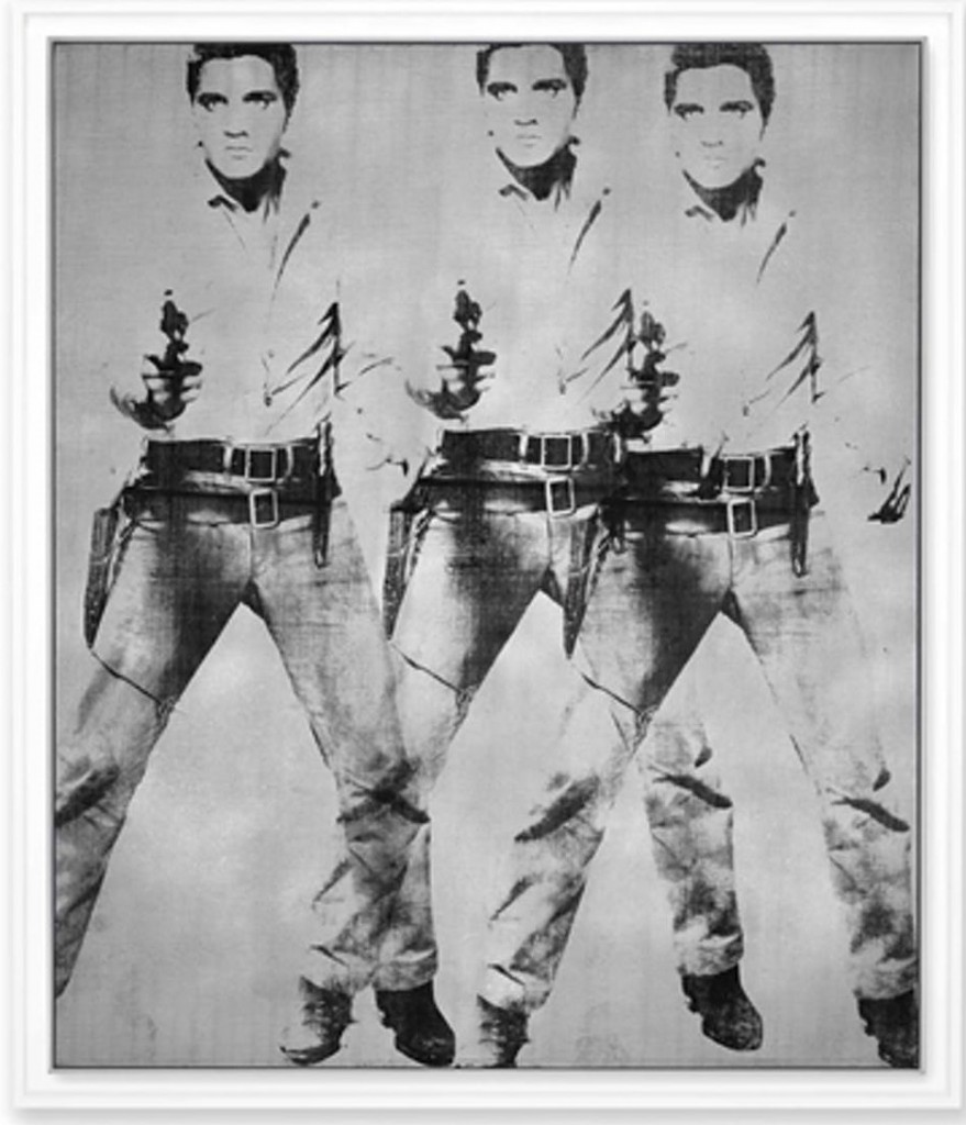 Triple Elvis, vendu chez Christies en novembre 2014 pour 81 925 000 USD, image ©Christie's