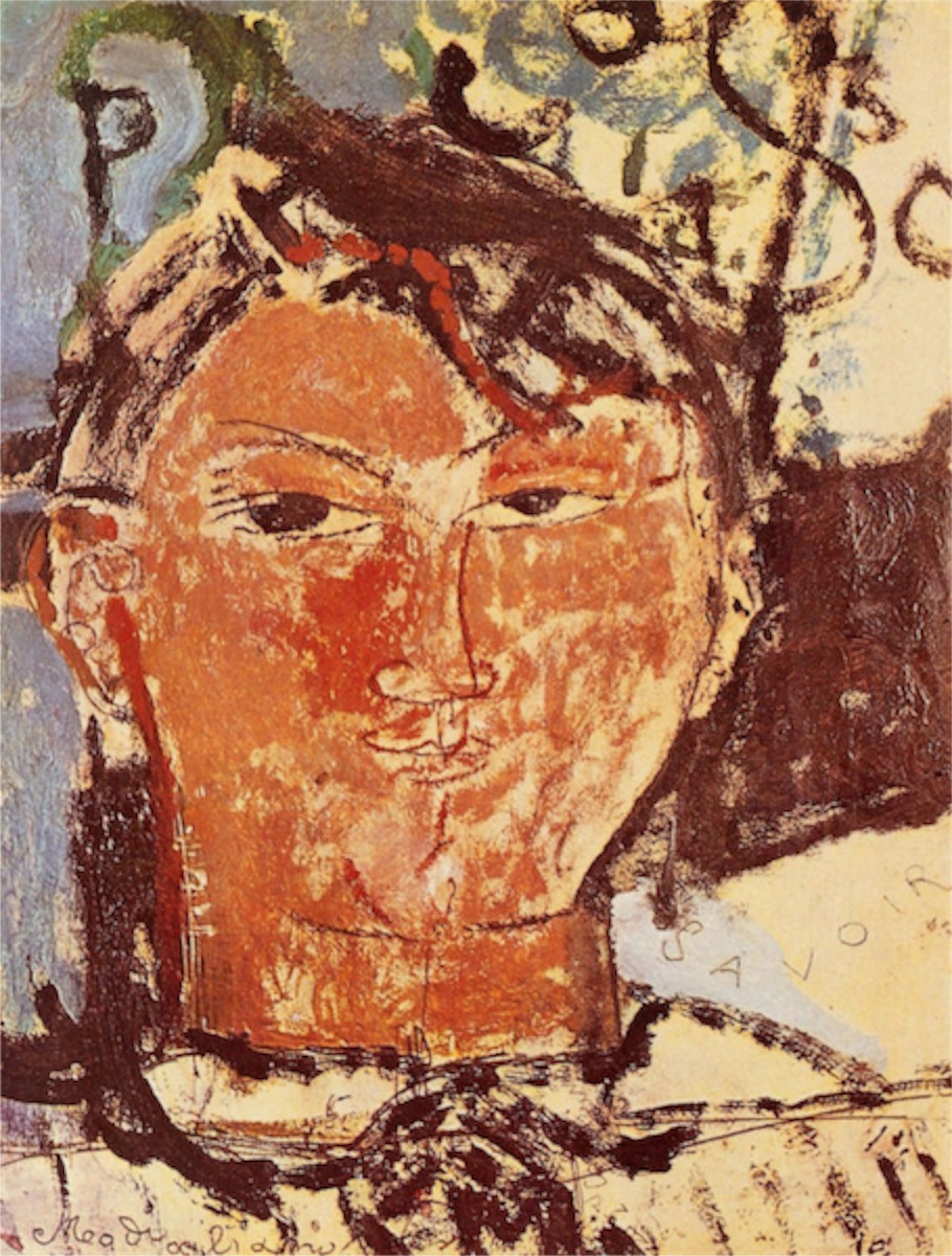 Amadeo Modigliani, Porträtt av Picasso. Bild: pablopicasso.org