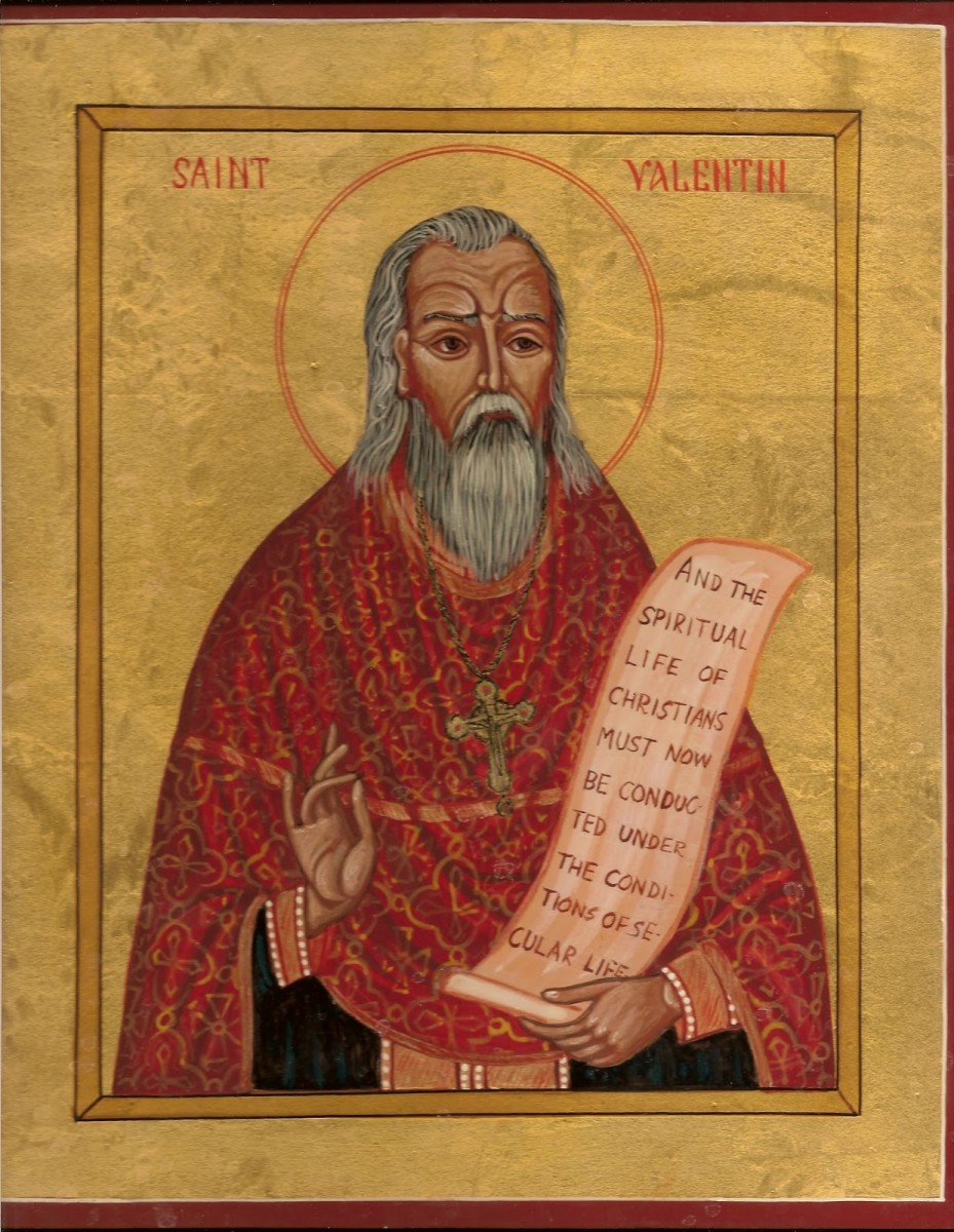 Portrait of Saint Valentine