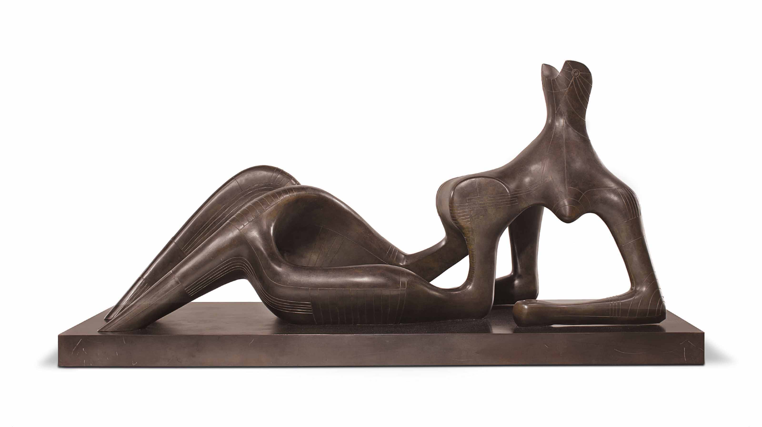 Henry Moore, Reclining Figure: Festival, 1951, vendu chez Christie's en 2012 pour 25 millions de dollars, image © Christie's