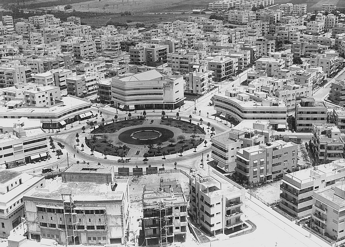 Bâtiments Bauhaus à Tel-Aviv, image via Pinterest