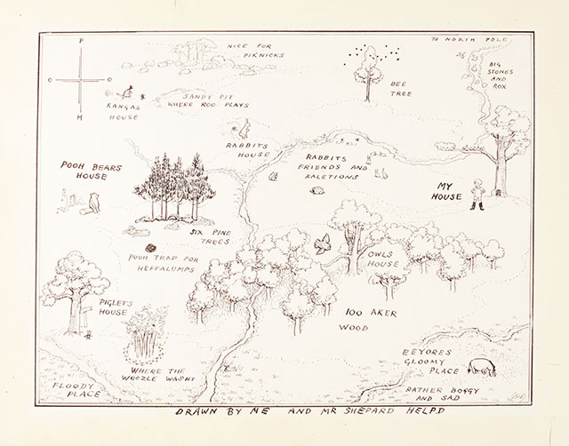 E.H. Shepard, Winnie-the-Pooh’s Hundred Acre Wood, 1926 | Abb.: ©Sotheby's