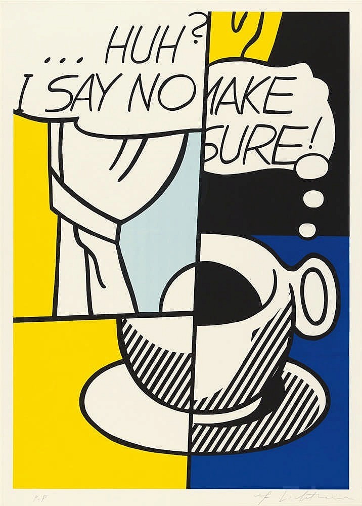 Roy Lichtenstein, ... Huh?, 1976