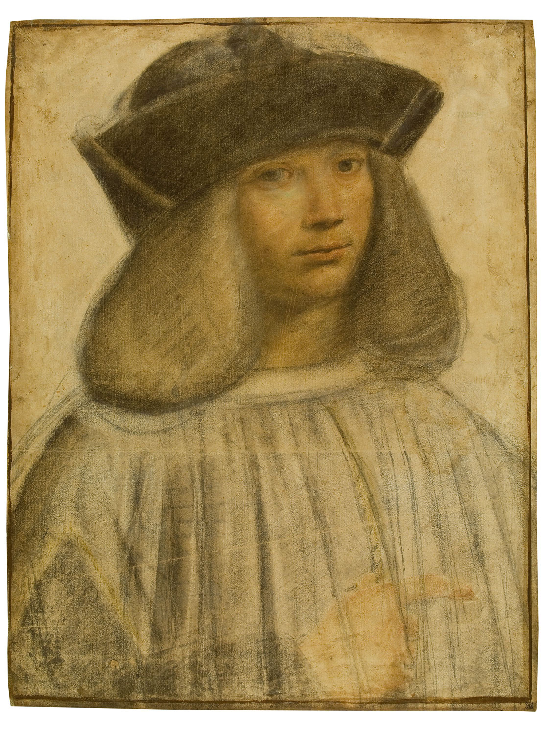 A portrait of Francesco Melzi by Giovanni Boltraffio, who also worked in da Vinci's workshop. 1510-1511. Image via Wikimedia Commons