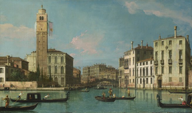 Canaletto, Le Grand Canal et l'entrée au Cannaregio, c. 1734-42