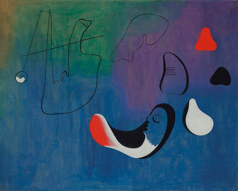 JOAN MIRÓ, ”Peinture” (1933). Foto: Christies.