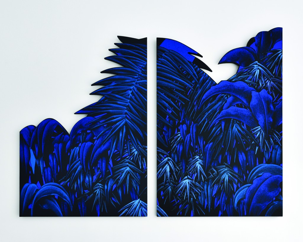 Julien Colombier, « Sans titre (blue) », 2018, image ©Galerie Le Feuvre & Roze