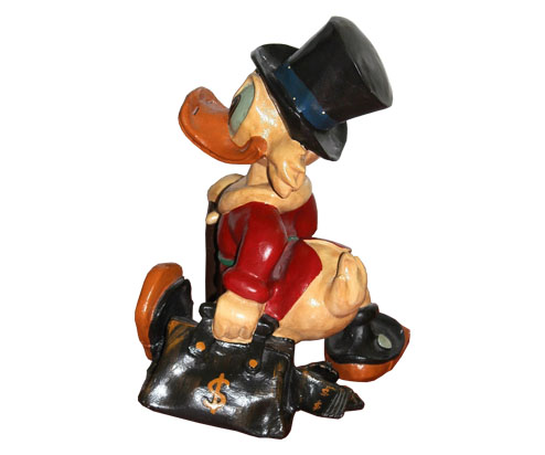 Figurin, Joakim von Anka. Foto: Tradera.
