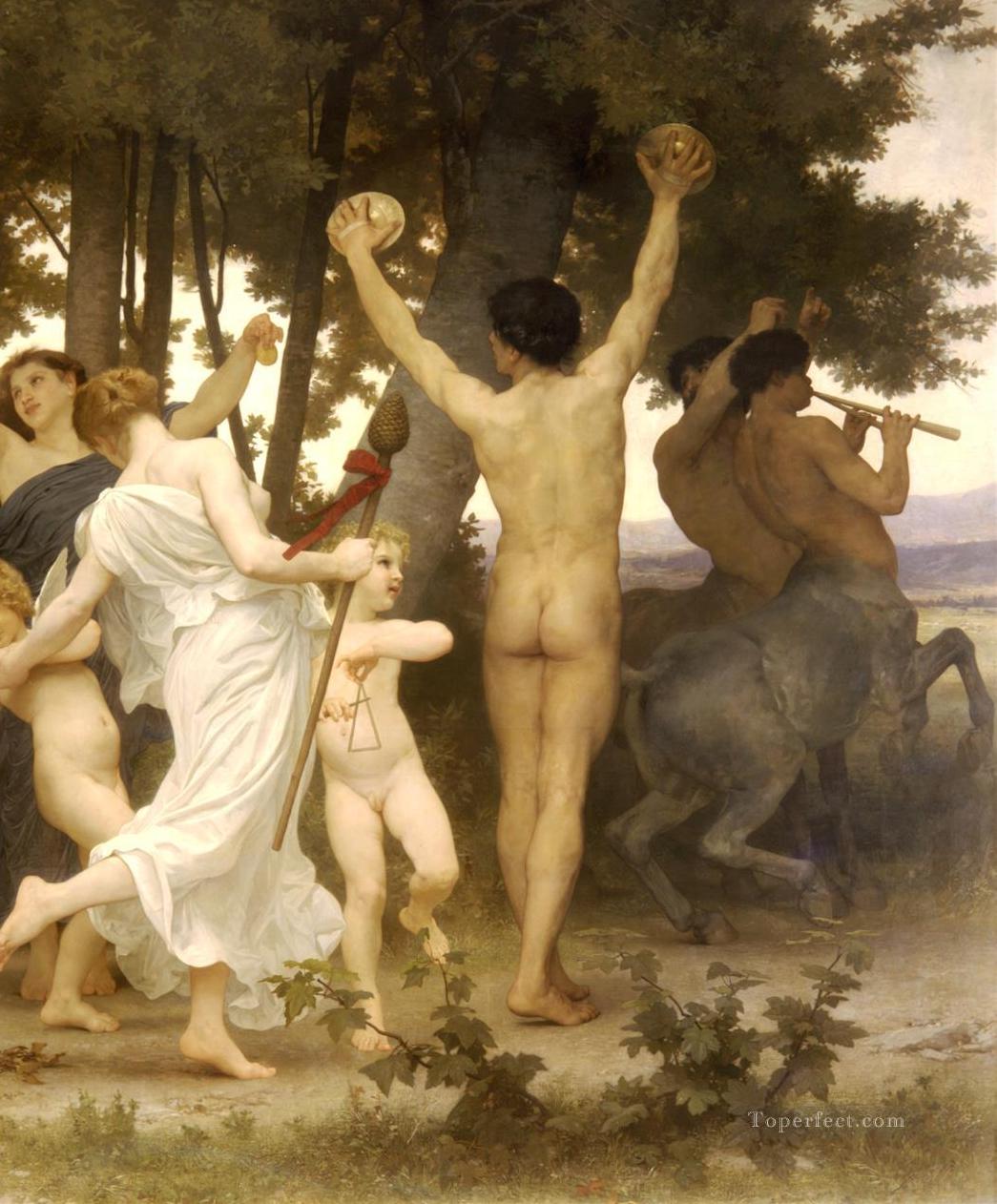 Personnage de La jeunesse de Bacchus mesurant 1m70