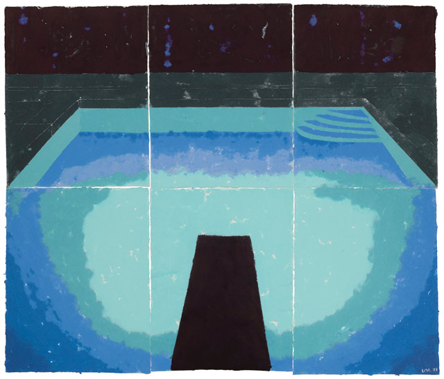 David Hockney, Piscine de Medianoche (Paper Pool 30), 1978 | Abb.: ©Sotheby's
