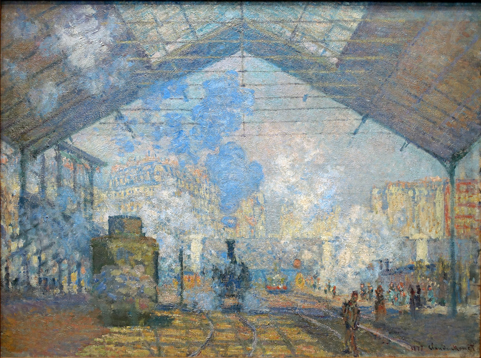 Claude Monet, Gare Saint-Lazare, 1877 (Musée d'Orsay)