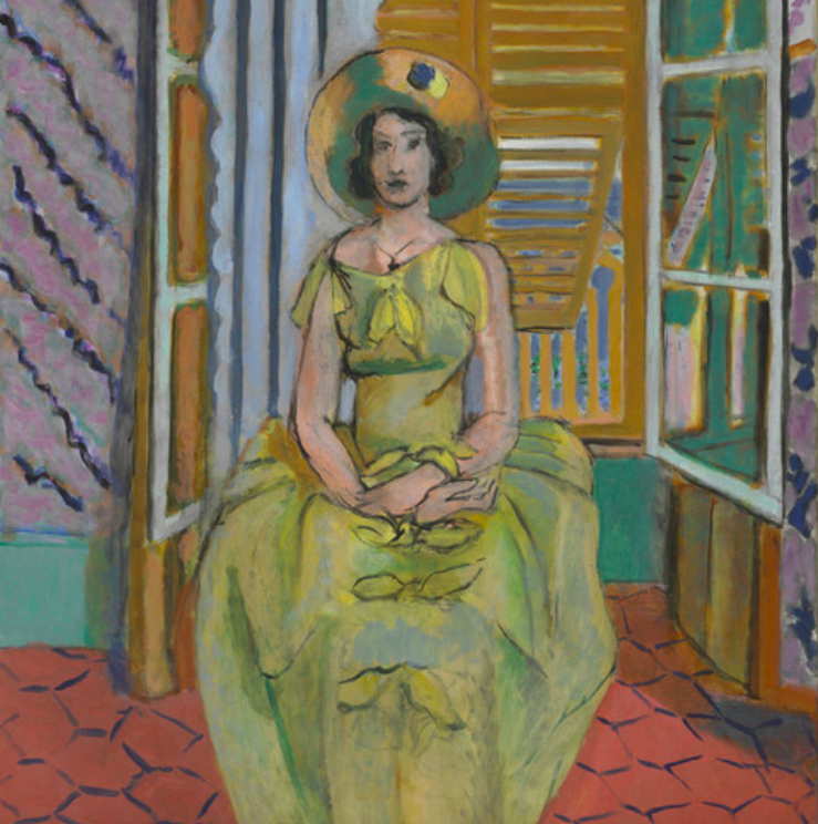 Henri Matisse, ‘The Yellow Dress’, 1929-31, oil on canvas. Photo: Baltimore Museum of Art