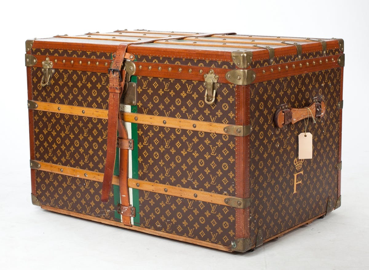 En av de kanske mest kända monogrammen idag, Louis Vuitton.
