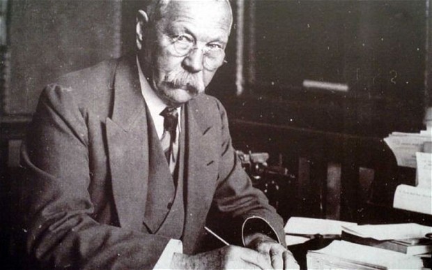 Arthur Conan Doyle Image via the Telegraph