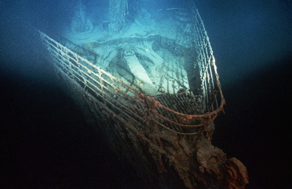 Il relitto del Titanic. Foto: Ralph White