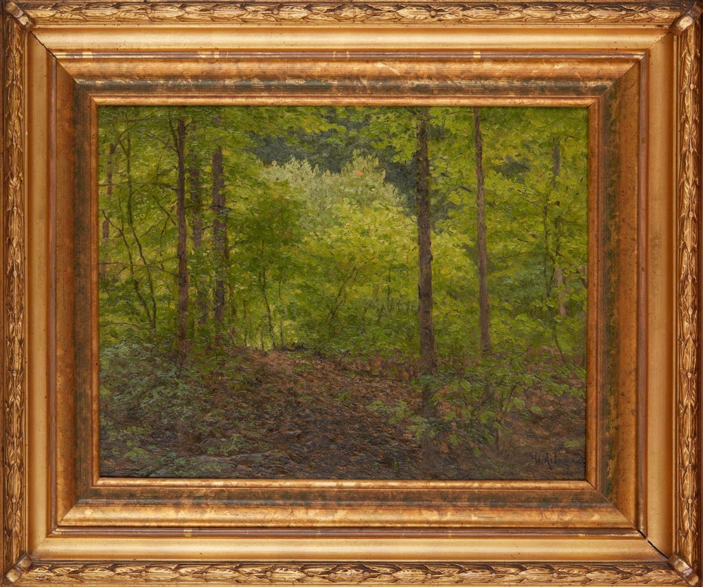 Forest Landscape, Ivan Ilyich Levitan. 1890-1900, Oil on cardboard.