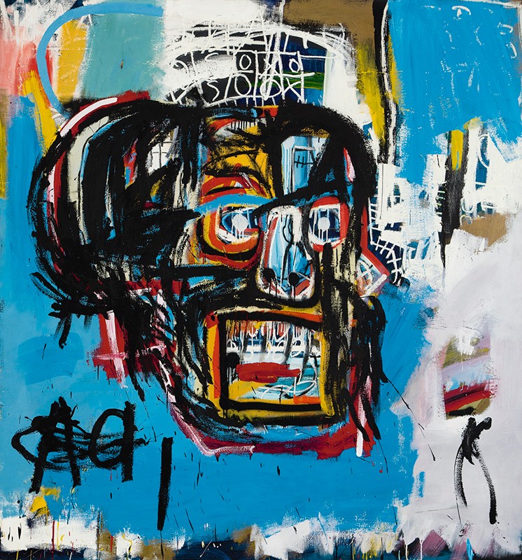 "Untitled", Jean Michel Basquiat. Foto: Sotheby's.
