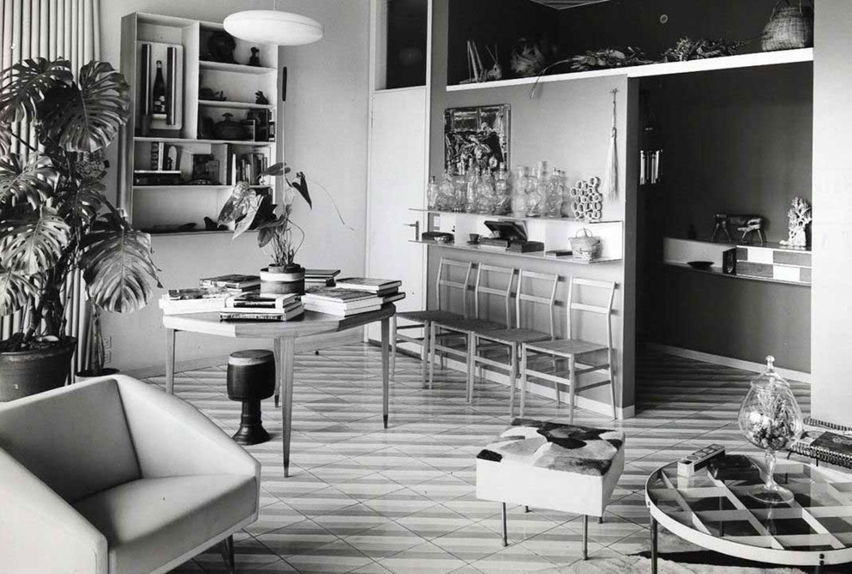 Appartement Milanais par Gio Ponti, image via Yellowtrace