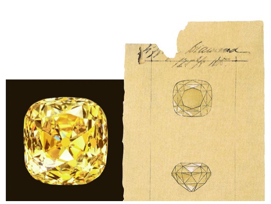 Eine weitere Legende ist der "Tiffany Diamond". Charles Lewis erwarb den gelben Diamanten von 287 ct im Jahr 1878 und ließ ihn zu einem Prachtstück im Cushion Cut von 128.54 ct schleifen. Der Diamant ist unverkäuflich | Foto via Tiffany & Co.