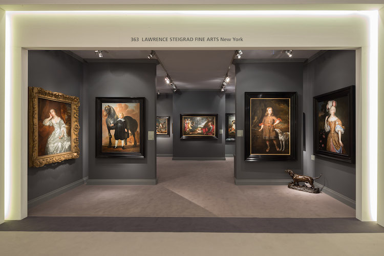 中國買家正在購入古典大師畫作。Lawrence Steigrad Fine Arts exhibition stand at TEFAF in Masstricht 2017