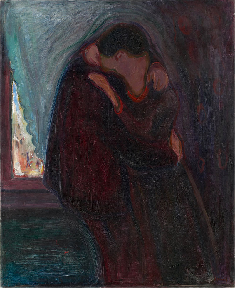 Edvard Munch, Le Baiser, 1897 Musée Munch, Oslo