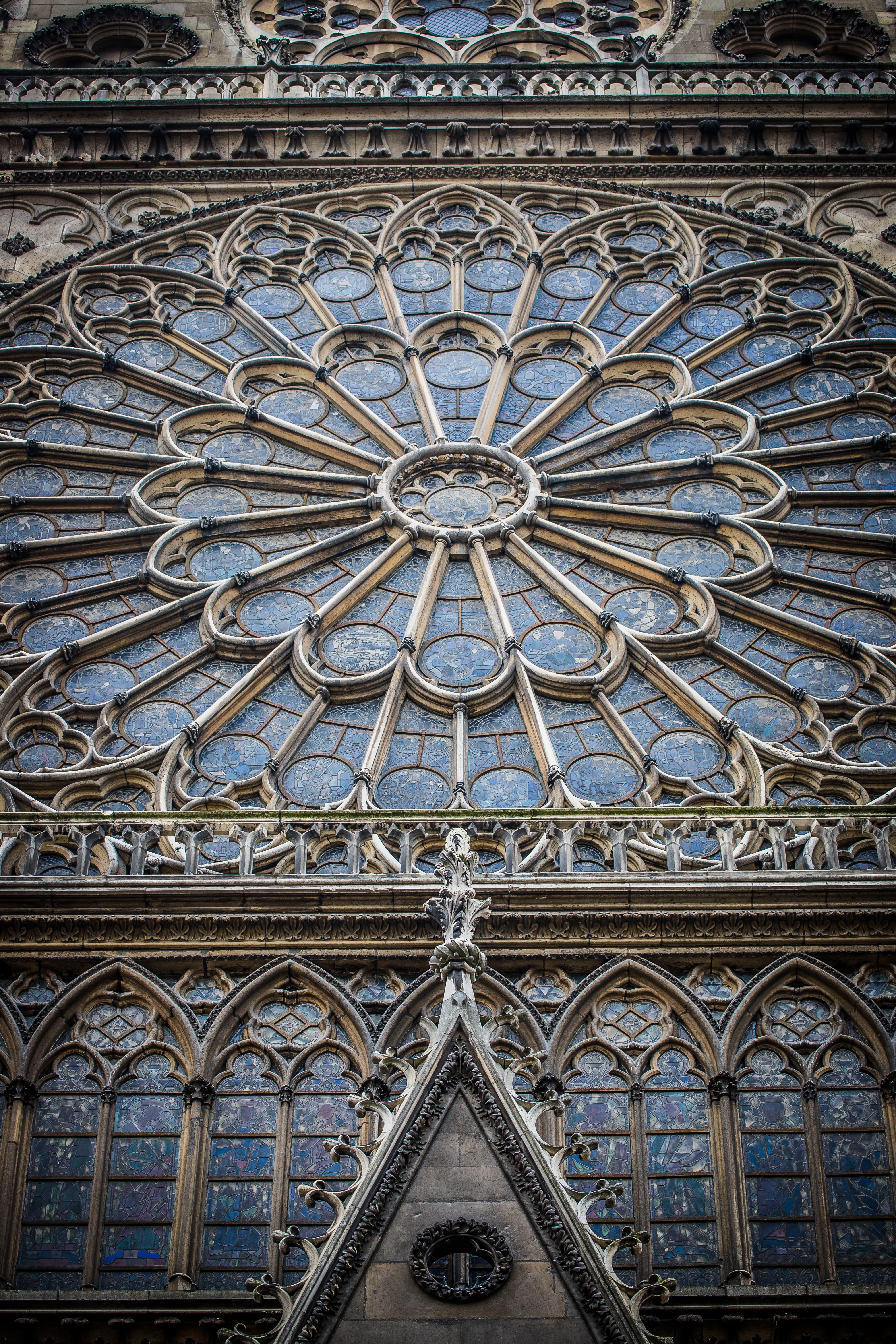 La rosace nord de Notre-Dame, vers 1250, image © Stephanie LeBlanc via Unsplash